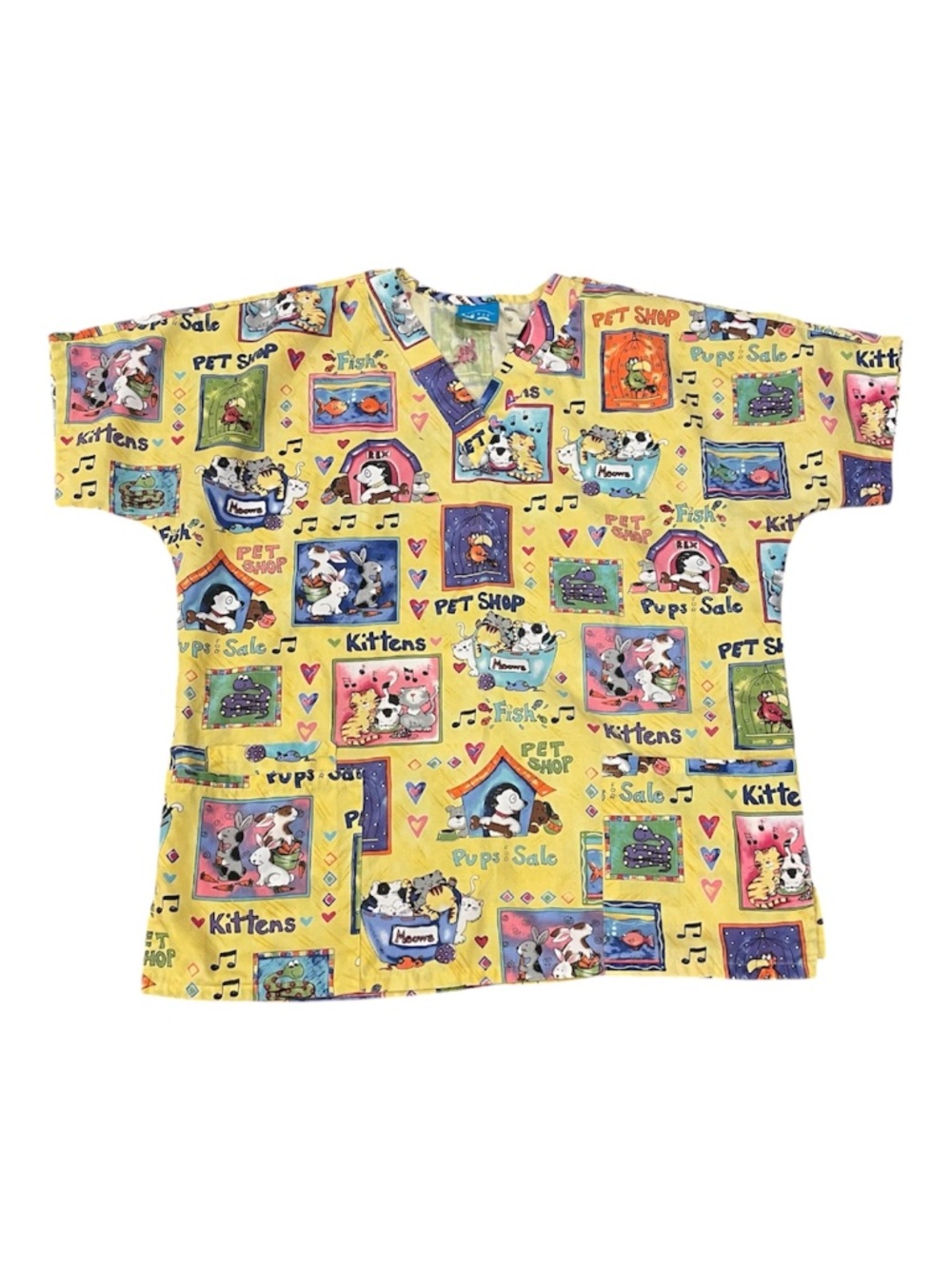 Scrub HQ Pets Scrub Top Adult Size S